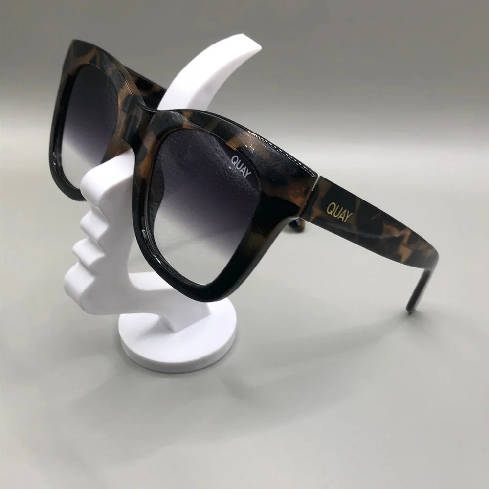 Quay Australia AFTER HOURS tortoise black fade Sunglasses oversized style.